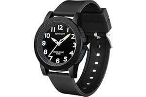 VOSO Kids Analog Watch for Boys Girls, 50M Waterproof Children Quartz Watch for 5-18 Years Old, Time Teacher Watches for Sports Outdoor, Kids Gifts, Easy to Read
