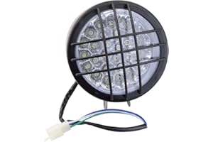 GOOFIT Motorcycle LED Headlight Front Light Turn Signal Indicators Replacement For 50cc 110cc 150cc Scooter Moped Quad ATV