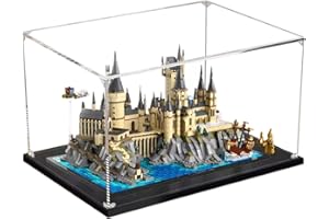 LAMAME Acrilico in Vetrina Teca Compatibile con Lego 76419 Castello e terreni di Hogwarts Construcción,Trasparente Antipolvere Espositiva Acrylic Display Case (Modello non incluso) B,2MM