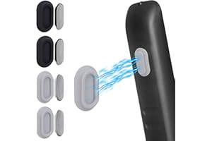 LncBoc 4 Pièces Porte Telecommande Mural, Support Magnétique pour Télécommande, No Drilling Required Support de Télécommande Mural pour Télévision, Ventilateur, Climatisation (Noir + Gray)