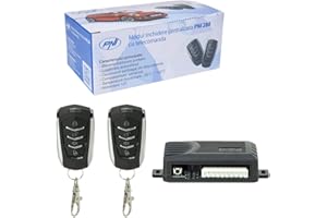 Modulo di chiusura centralizzata con comando a distanza PNI 288, Telecomando senza fili per chiusura centralizzata, Rilascio remoto del bagagliaio, nero