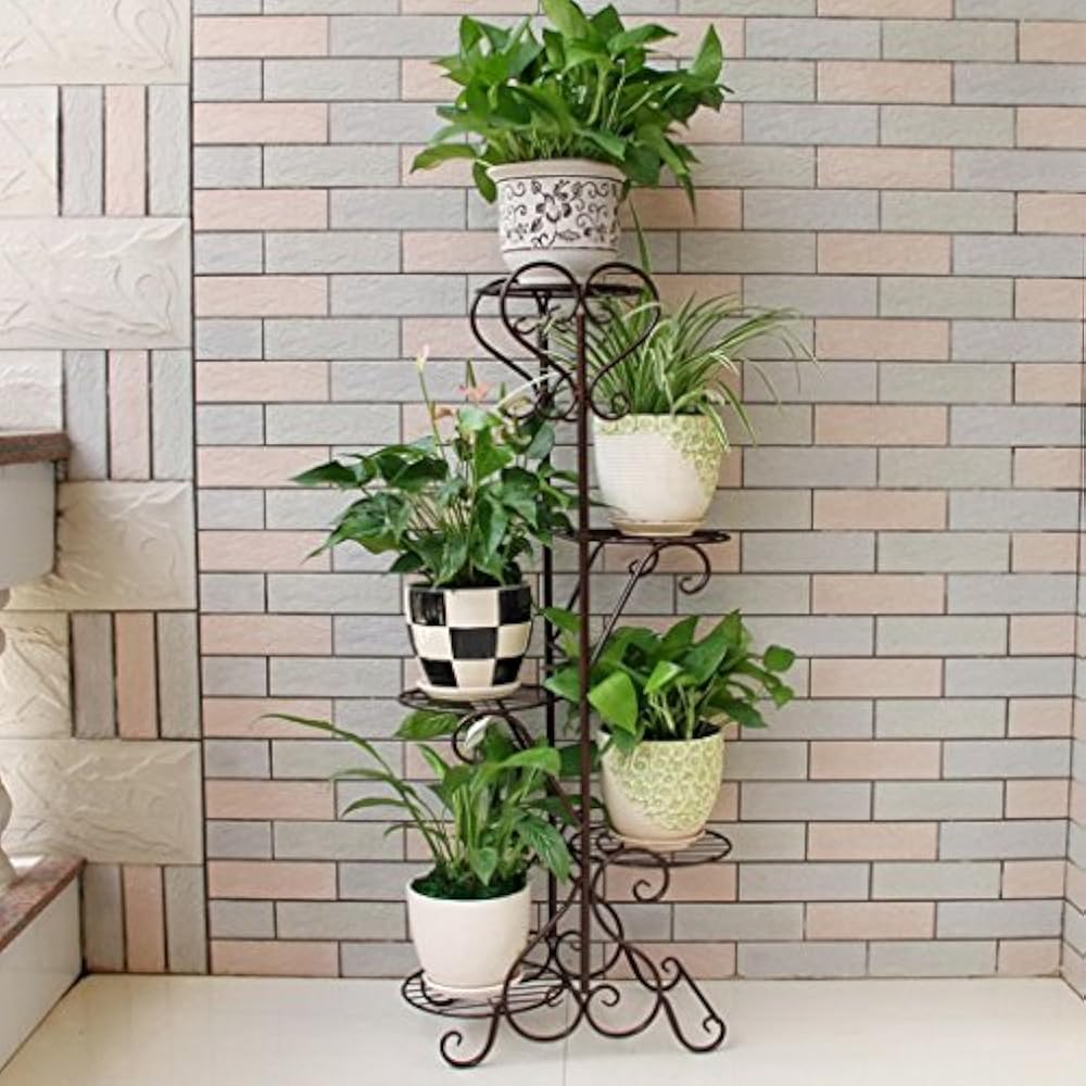 Цветочные подставки напольные в интерьере