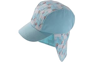 HATS, HATS, HATS Boys Dinosaur Shark Animal Print Legionnaire Peak Summer Sun Cap Hats UK Seller