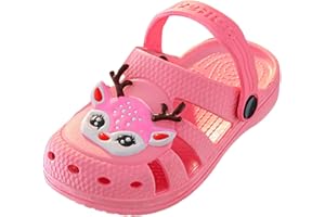 MOMOLAA Summer Beach Pool Footwear Unisex-Child Clogs & Mules Kids Clogs Sandals Boys Girls Beach Shoes Cute Garden Clogs Shoes Clearance