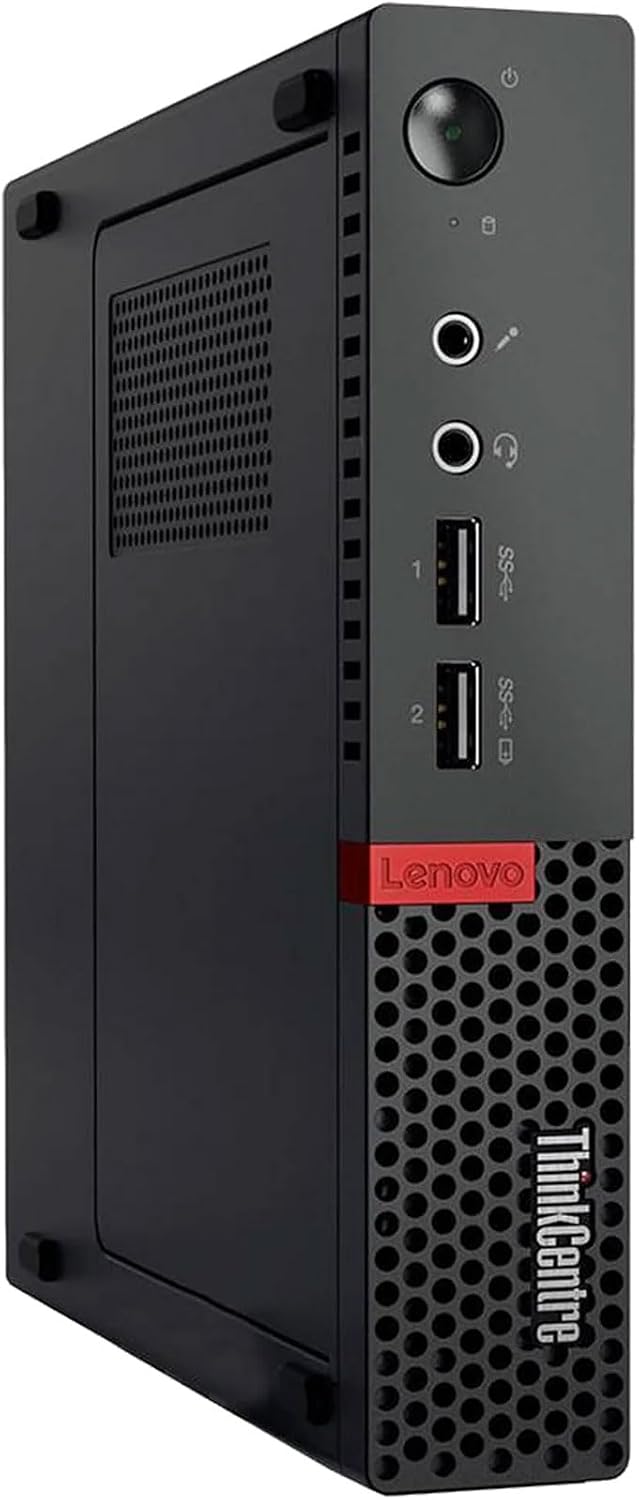 Lenovo Mini PC - Ordenador de sobremesa ThinkCentre M910q Tiny, Procesador Core i5-6400T, Memoria RAM 8GB, Disco SSD 240GB, Win 11 Pro