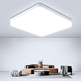 YICALE Ceiling LED Ceiling Kitchen 50W, Ceiling Lamps 6500K Square &Oslash;30CM | Modern Cool White, Super Bright Ceiling Light Led