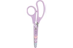 MILAN Blister Pack of Basic Pastel Sugar Diamond Lilac Scissors