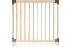 Safetots Barriera e parco giochi Multi Pannello, Pannello di estensione, Naturale, Legno, 80cm, estensione per Barriera o parco giochi