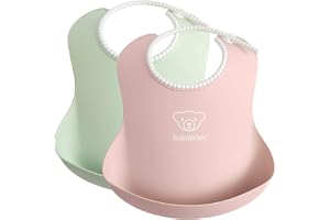 BabyBjörn Haklapp 2-pack, Blekgrön