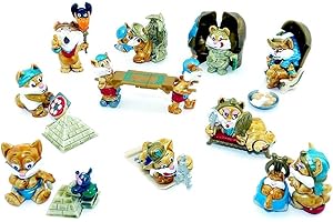 Kinder Überraschung, 10 Miezi Cats Figurensatz von 1998 (Komplettsatz)