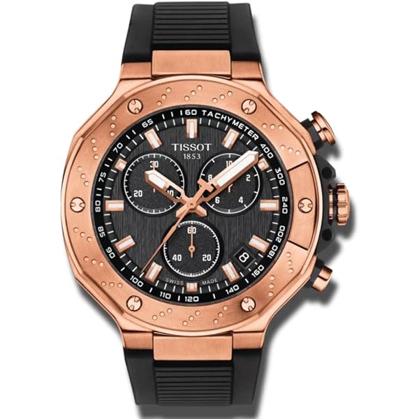 Tissot T-Complication Uomo T0704061605700 - Orologio Meccanico A Carica Manuale Quadrante Nero