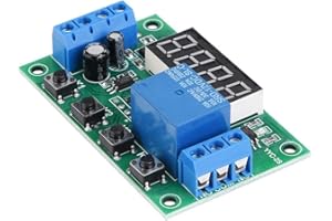 YWBL-WH Canale Modulo Relè Display a LED 0,1 sec-999 min Regolabile Interruttore del Relè del Timer di Ciclo(12V)