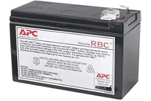 APC RBC114 batería para Sistema ups Sealed Lead Acid (VRLA) 12 V - Baterías para Sistemas ups (Sealed Lead Acid (VRLA), Negro, 60 VAh, 12 V, 1 Pieza(s), 5 año(s))