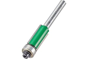 Trend CraftPro Self-Guided Trimmer Router Cutter Bit, 1/4 Inch Shank, 12.7mm Cut Diameter & 25.4mm Cut Length, Tungsten Carbide Tipped, C116X1/4TC