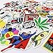 Produktbild Aufkleber Pack [200-pcs] ANKENGS Graffiti Sticker, Vinyl Stickers, Zufälliger Aufkleber, Vervollkommnen Sie zu den Laptops, Skateboards Fahrrad, Autos, Kinder, Motorrad, Gepäck, iPhoneund Mehr