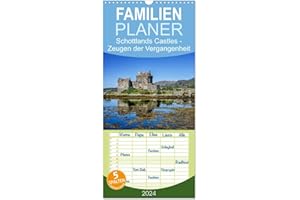 BERND ROTHENBERGER Familienplaner 2024 - Schottlands Castles - Zeugen der Vergangenheit mit 5 Spalten (Wandkalender, 21 cm x 45 cm) CALVENDO