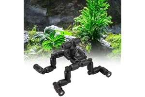 Zerodis Reptiles Mist Sprinkler Rainforest Tank Buse de Refroidissement réglable pour Animaux de Compagnie Reptile Forest Super Fogger Mist System Système de Refroidissement Noir pour forêt Tropicale