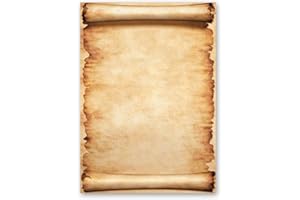 Papel de carta Antiguo & Historia PERGAMINO - 100 Hojas formato DIN A6 - Paper-Media