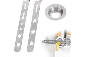 WVU & WVO 2 piezas de molde para repostería, 8 formas de accesorios para picadora de carne, accesorio de acero inoxidable para hacer galletas, postres, carne picada para MUM4/MUM5