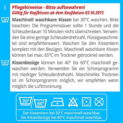 Probiotic Argentum+ 80x40cm 15cm Hoch – Orthopädisches Nackenstützkissen, aus viscoelastischem Gelschaum, mit Silberionen, inkl. 2. äußeren Schutzbezug - 4