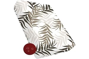 VEAI Impermeable Exterior Funda de Cojín de Asiento de Sofá con Cremallera Funda de Muebles Fondo Elástico Antideslizante para Interior