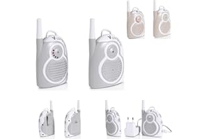 Cangaroo Babyphone Mommy´s Sense Reichweite bis 1,3 km, 2 Kanäle Batterieanzeige grau