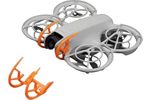 Hesupy Paraurti cardanico per DJI Neo, protezione paraurti di sicurezza per obiettivi, protezione anti-collisione per fotocamera per accessori Neo Drone (arancione)