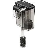 NICREW Slim Aquarium Filter HOB, 160L/H Fish Tank Filter up to 20L | Adjustable flow, Backpack Filter, Quick Change Cartridge