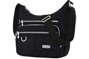 NOTAG Torby crossbody dla kobiet z wieloma kieszeniami na co dzień torebki crossbody lekka wodoodporna torba na ramię