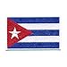 Produktbild 80 x 50 mm Kuba Flagge Karibik Havanna Cuba Flag Patch Aufnäher Aufbügler 0656 X