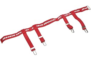 SHERWOOD Porte-jarretelles de hockey GB1 pour adultes et enfants I Porte-jarretelles réglables I Support à clip pour chaussettes de hockey sur glace