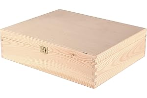 Feniks ZS/N/3 Boîte à vin en bois pour trois bouteilles, boîte en bois, boîte cadeau, boîte à vin, Couleur Naturelle du Bois.