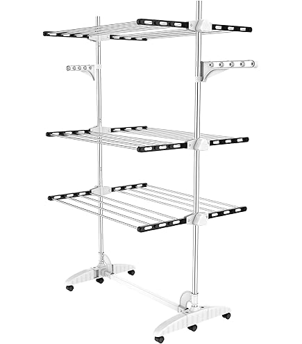 KESSER® Tour De Séchage Avec Roues - Séchoir à Linge Compact Pour L