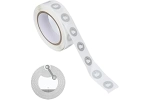 MEUNHY 140 Pcs NFC Stickers, NFC 213 Tags with Waterproof, Oil Resistant, Round Blank Rewritable, Adhesive Labels, for Labels Programmable, Compatible with All NFC-Enabled Phones and Devices (25×25mm)