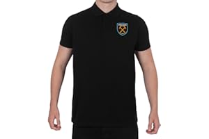 West Ham United FC Mens Polo Shirt Crest Official Football Gift