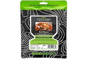 Wayfayrer Ration Packs - 6 Pack - 300g - Wayfarer Meals - Expedition, Hiking, Survival & Camping Food - Emergency Food Rations Long Life for 3 Years - Official DOFE Food - Boil in The Bag Meals