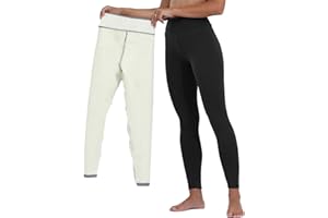 Yutdeng Leggings Pantaloni Termici da Donna Leggings Donna Invernali Caldo Velluto Leggings Vita Alta Donne in Pile Spesso Pantaloni Sportivi Leggins per Yoga Fitness