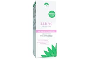 LABORATOIRE JALDES LES ACTIFS ESSENTIELS DE VOTRE SANTÉ JAÏLYS VERGETURES | Prévention et Correction des vergetures (grossesse, puberté, surpoids) | Les vergetures existantes sont atténuées dès 6 semaines d’utilisation quotidienne | LABORATOIRE JALDES