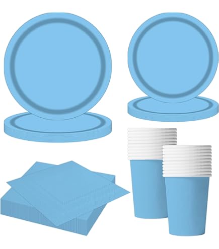 Piatti Di Plastica Riutilizzabili Colorati - 100 Pezzi Arancione, Diametro 20.5 Cm - Foto 7