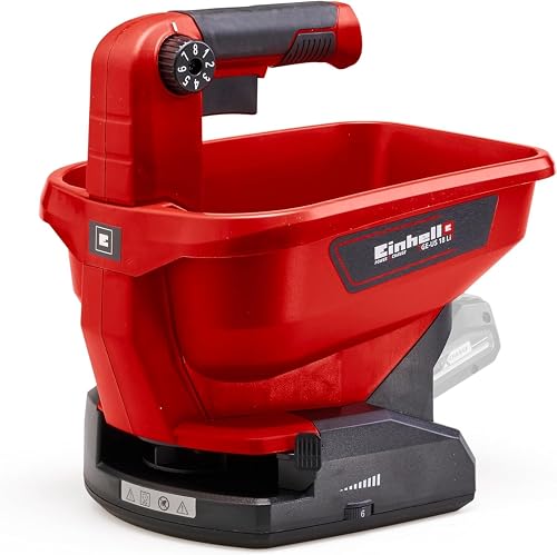 Einhell Universal Spreader GE-US 18 Li-Solo Power X-Change (Lithium-Ion, 3.3 L, 6-Stage Speed Regulation, 8-Stage Spread Rate Control, without Battery and Charger)