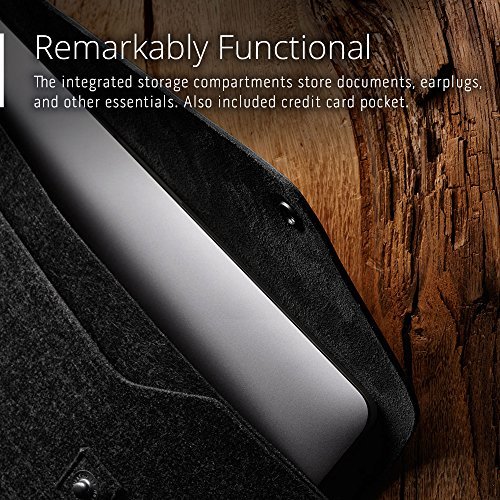 Low-Key Macbook Air   Pro Retina Sleeve f  r 13 Zoll  Schwarz