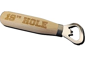 FASTCRAFT Décapsuleur de bière 19ème trou pour fan de golf Cadeau de golfeur