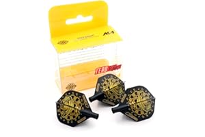 CUESOUL TERO AK4 Dart Flights Forme Standard/Slim avec Motif Attrayant, Lot de 3 pièces