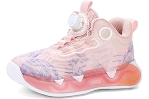 CZHIHANEG Neue Kinder Basketballschuhe Kinder Sportschuhe Twist Schnalle Turnschuhe Jungen und Mädchen Basketballschuhe