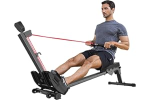 ‎TVDUGIM Rudergerät für Zuhause, Rudergerät Klappbar Rudergeräte, 120kg Gewichtskapazität Rowing Machine