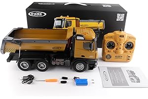 s-idee® S1573 Rc Camión volcado 1:14 10 Canal Camión volquete Huina 1573