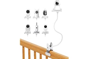 GUSFELIZ Universal Holder Compatible with Baby Monitor, Camera Mount Compatible with Baby Monitor, Babyphone Accessories Stand Compatible with Vtech/mom cozy/Boifun/Babystar/Philips Video, Mobile Phone Clip