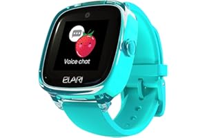 Elari 2G Reloj Inteligente Niño y Niña GPS Localizador y Llamadas Bidireccionales Audio, Chat de Voz, Botón SOS, Impermeable, Cámara, Juegos KidPhone Fresh