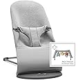 BabyBjörn Bouncer Bliss with Toy , 3D jersey, Light grey, with Toy Soft friends