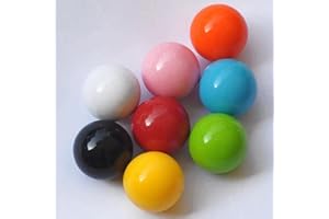 MABAO Boccia Kugeln - Petanque Zielkugel Pigtails - 10 Schönes Bunte Zielkugel für Boule Spiel - 30 mm - 15 Gramm - jeu de Boules